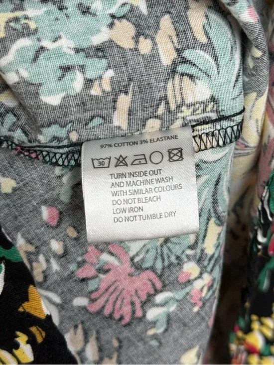 Hell Bunny Monte Carlo Circle Skirt Size Large Black 50s Inspired Rockabilly - Picture 6 of 8